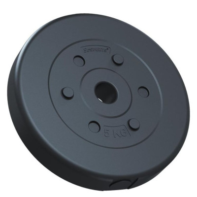 ScSPORTS činkový set, plast, 20 kg