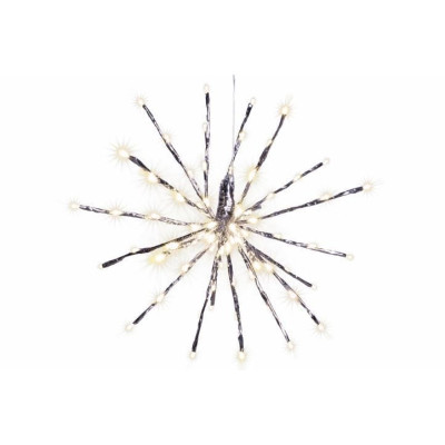 Vianočné osvetlenie - meteorický dážď, teple biely, 120 LED