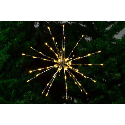 Vianočné osvetlenie - meteorický dážď, teple biely, 120 LED