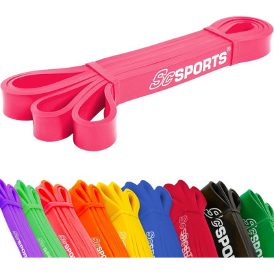 ScSPORTS odporová guma 1,9 cm, ružová