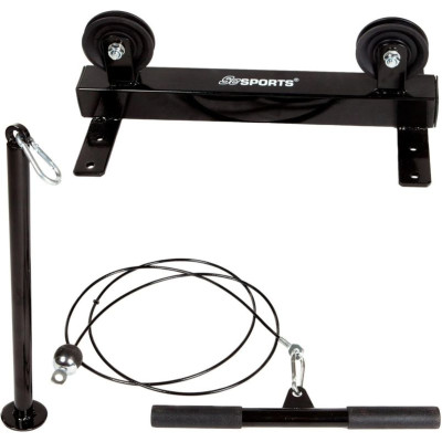 Stropná kladka ScSPORTS, čierna