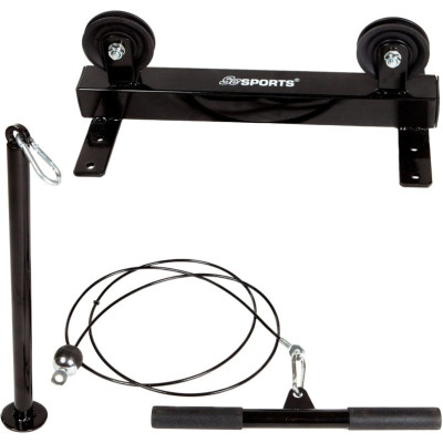 Stropná kladka ScSPORTS, čierna