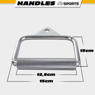 Jednoručný úchop na kladke, otočný, oceľový