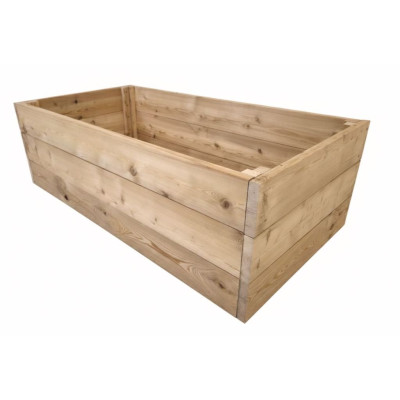 Drevený vyvýšený záhon, 134 x 70 x 42 cm