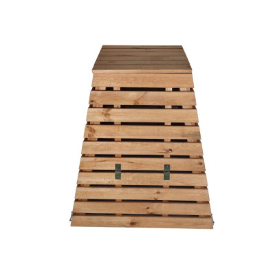 Drevený kompostér pyramída 430 l – česká výroba