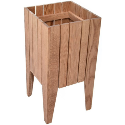 Dubový stojan na kvetináč s FSC certifikátom, 50x25x25 cm