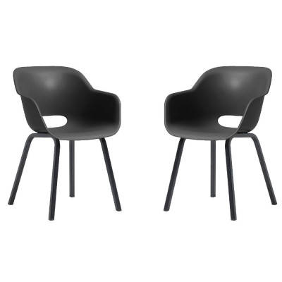 Sada kresiel NOA DUO, grafitová farba