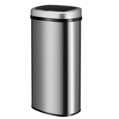 Automatický bezdotykový odpadkový kôš 70 l – strieborný