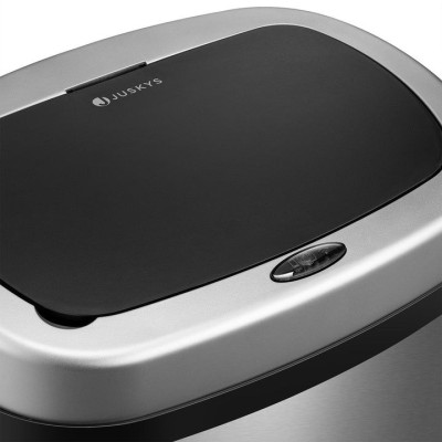 Automatický bezdotykový odpadkový kôš 70 l – strieborný