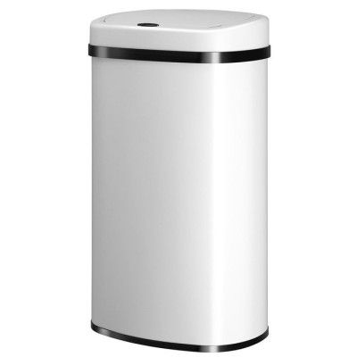 Automatický bezdotykový odpadkový kôš 60 l – biely