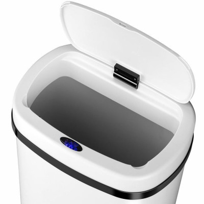 Automatický bezdotykový odpadkový kôš 60 l – biely