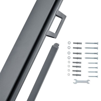 Vysúvateľná bočná clona, 300 x 180 cm, béžová