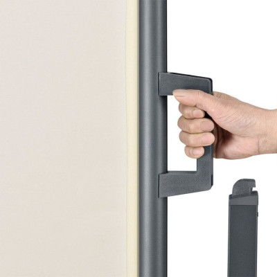 Vysúvateľná bočná clona, 300 x 180 cm, béžová