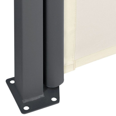 Vysúvateľná bočná clona, 300 x 180 cm, béžová