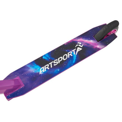 Detský freestyle kolobežka, fialová/čierna