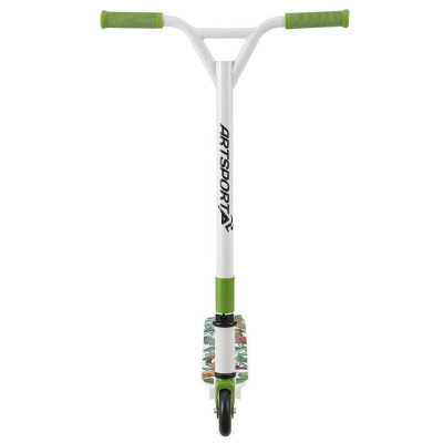 Detský freestyle kolobežka, biela/zelená