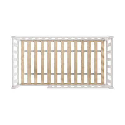 Detská posteľ 80x160 cm, s roštom a bezpečnostnou bočnicou