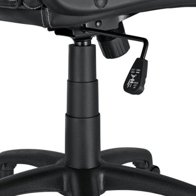 Ergonomická kancelárska stolička, čierna/zelená