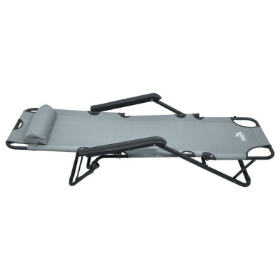 CATTARA lehátko / kreslo COMFORT šedé, 155 x 61 cm