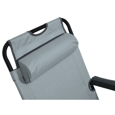 CATTARA lehátko / kreslo COMFORT šedé, 155 x 61 cm