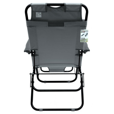 CATTARA lehátko / kreslo COMFORT šedé, 155 x 61 cm