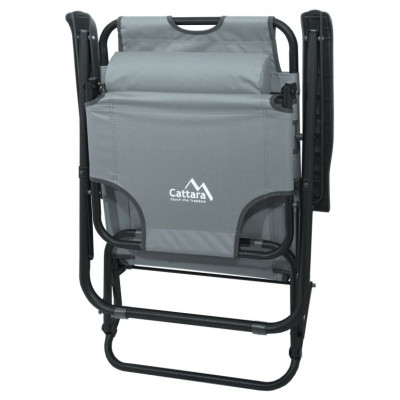 CATTARA lehátko / kreslo COMFORT šedé, 155 x 61 cm