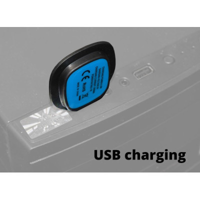 Cattara čiapka ARMY s LED svietidlom, USB nabíjanie