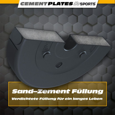 Plastové závažia 30 kg, sada diskov 30/31 mm