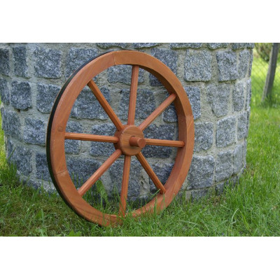 Drevené koleso Garth 45 cm - štýlová rustikálna dekorácia