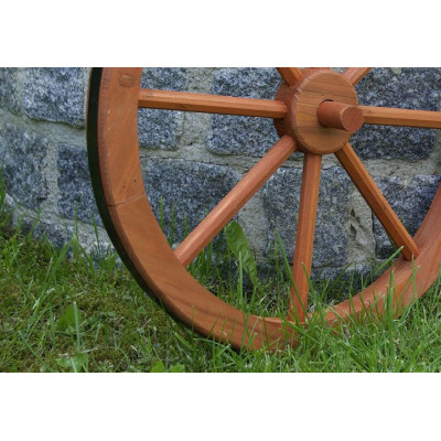 Drevené koleso Garth 45 cm - štýlová rustikálna dekorácia