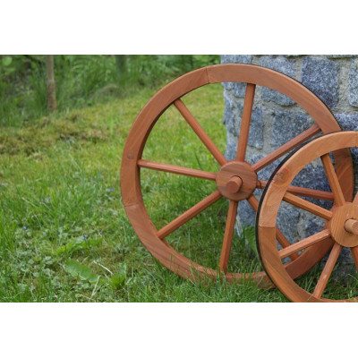 Drevené koleso Garth 45 cm - štýlová rustikálna dekorácia