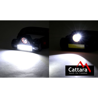 Cattara nabíjacia čelovka, 120 lm