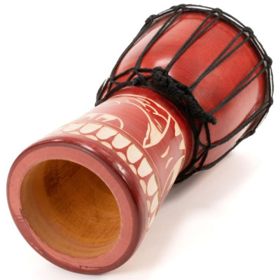 Detský bubon Djembe, slon, ručná výroba, 30 cm