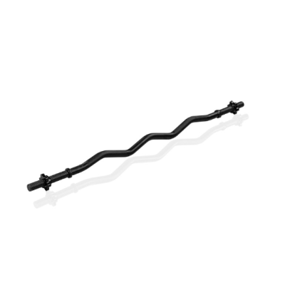 MOVIT posilňovacia tyč - 120 cm, čierna, hviezdicový uzáver