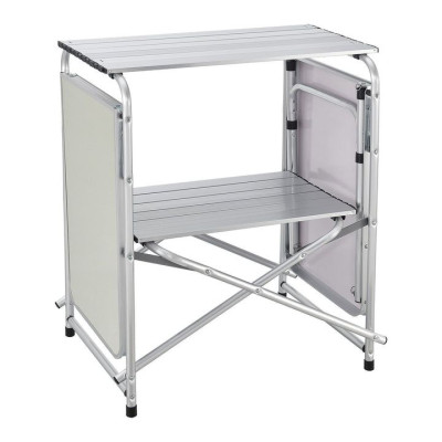 Skladacie kempingové kuchynské zariadenie,odkladací police