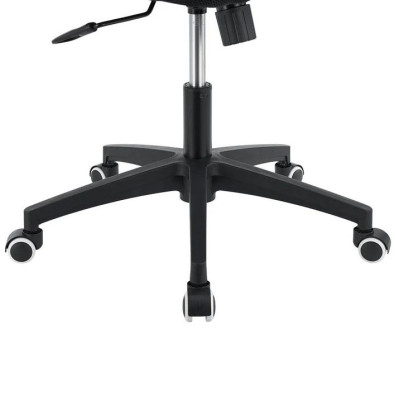 Ergonomická kancelárska stolička, čierna s opierkou hlavy