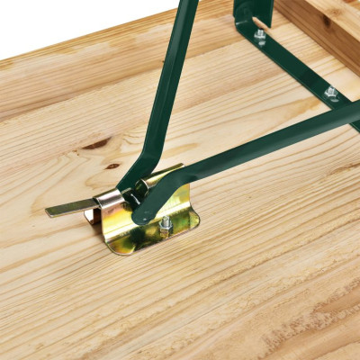 Pivný set 220 cm z jedľového dreva, skladacia, nosnosť 250kg