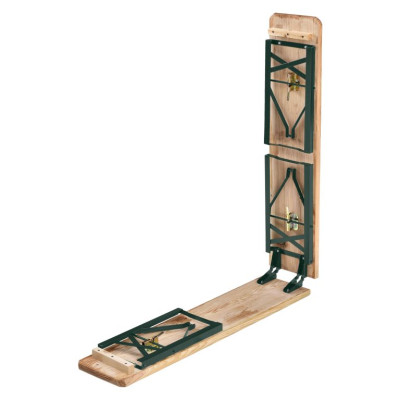 Pivný set 220 cm z jedľového dreva, skladacia, nosnosť 250kg