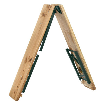 Pivný set 220 cm z jedľového dreva, skladacia, nosnosť 250kg