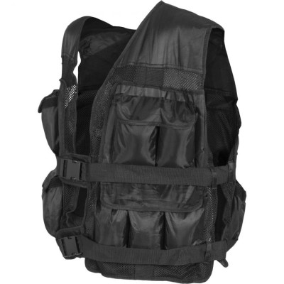 Gorilla Sports záťažová vesta, čierna, 10 kg
