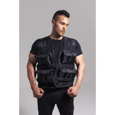 Gorilla Sports záťažová vesta, čierna, 10 kg