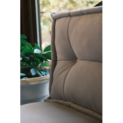 Sedací vankúš, 60 x 62 x 60 cm, sivý