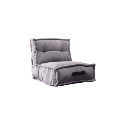 Sedací vankúš, 60 x 62 x 60 cm, sivý