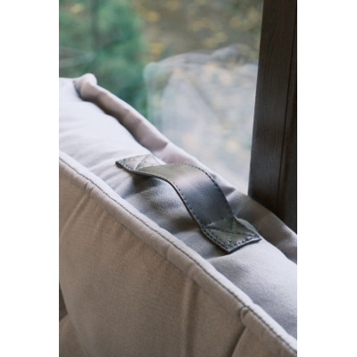 Sedací vankúš, 60 x 62 x 60 cm, sivý