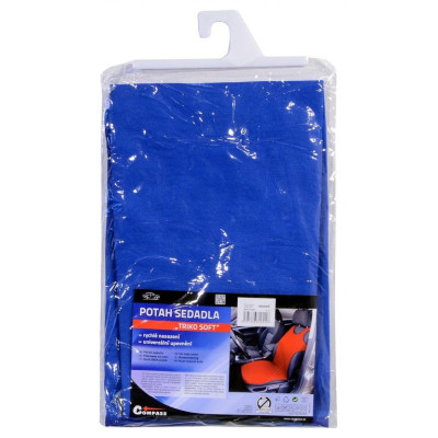 Autopoťah TRIKO SOFT predný - 1 ks, modrý