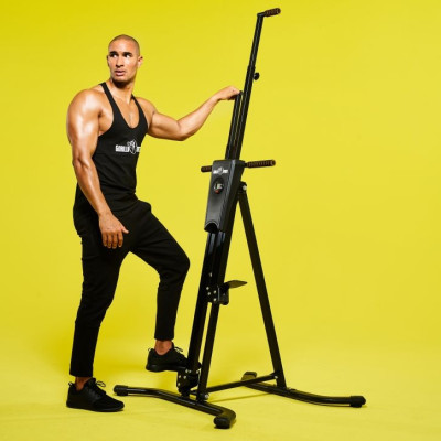 Gorilla Sports Vertikálny stepper 98 x 103 x 141 cm, čierny