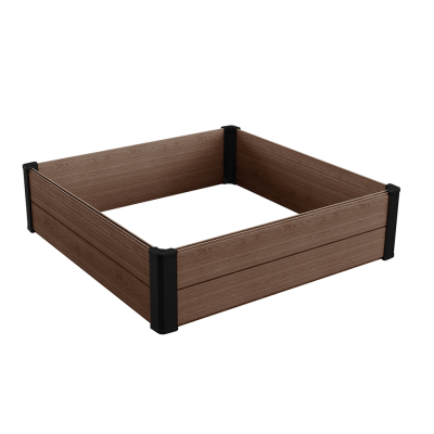 Kvetináč MAPLE SQUARE, hnedý