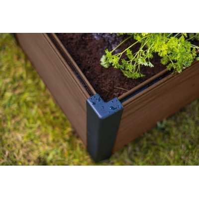 Kvetináč MAPLE SQUARE, hnedý
