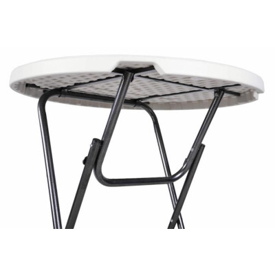 Párty stolík BISTRO skladací vrátane elastického poťahu 80 x 80 x 110 cm