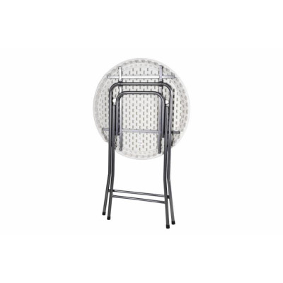 Párty stolík BISTRO skladací vrátane elastického poťahu 80 x 80 x 110 cm